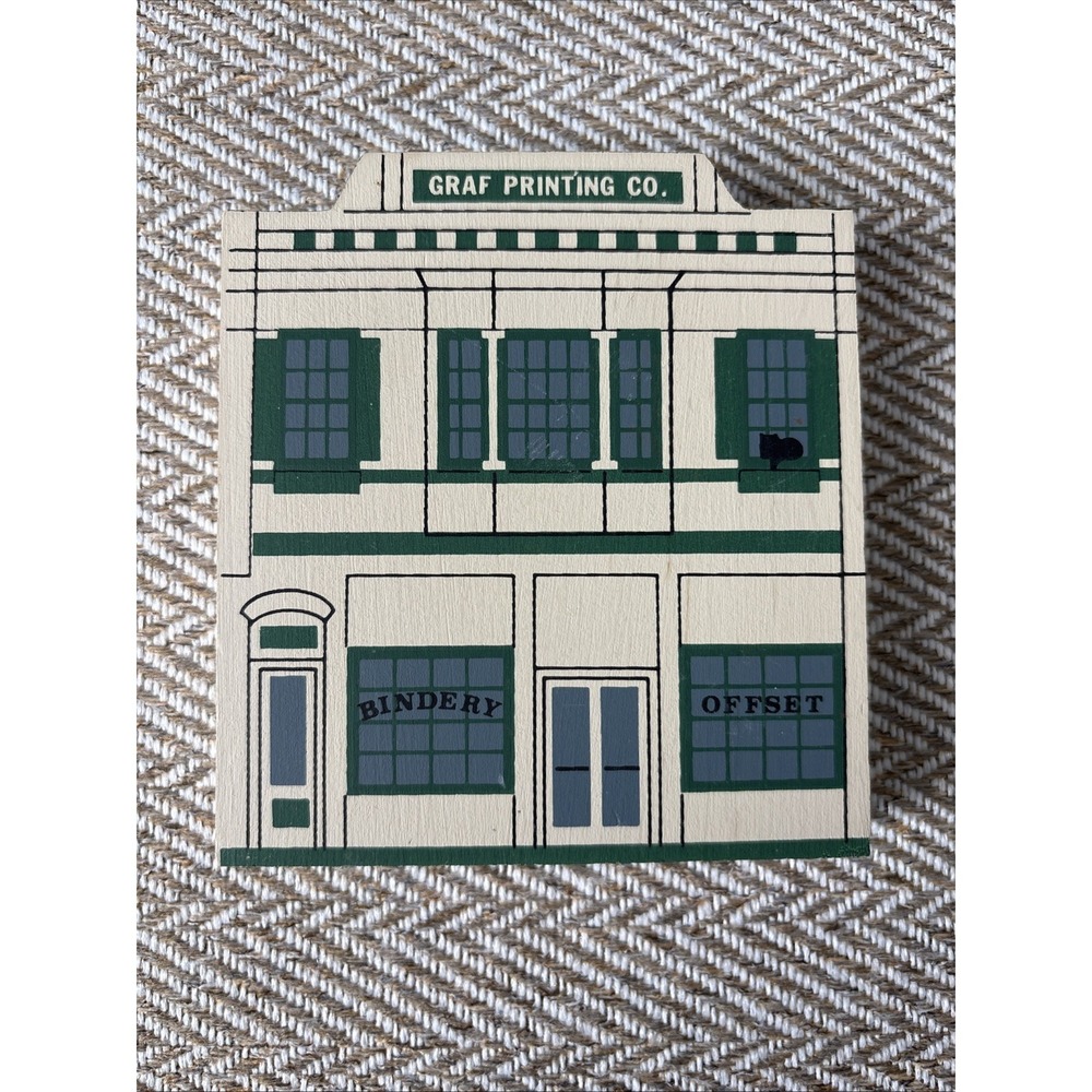 CAT'S MEOW GRAF PRINTING COMPANY BINDERY OFFSET LIBERTY STREET SERIES SIGNED ART
